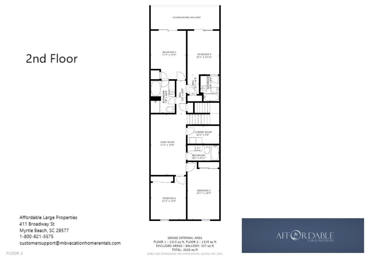 Cherry Grove 406 Villa Литъл Ривър Екстериор снимка